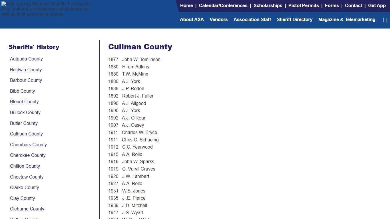 Cullman County | Alabama Sheriffs Association - Alabama